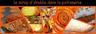 lien recette sirop d'rable dans la patisserie